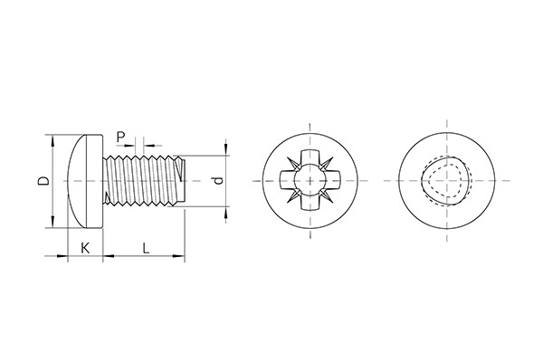 Taptite Ii Screw Pan Head Pozi Screw For Metal Tt Z